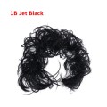 Messy Curly Hair Bun #1B - Jet Black